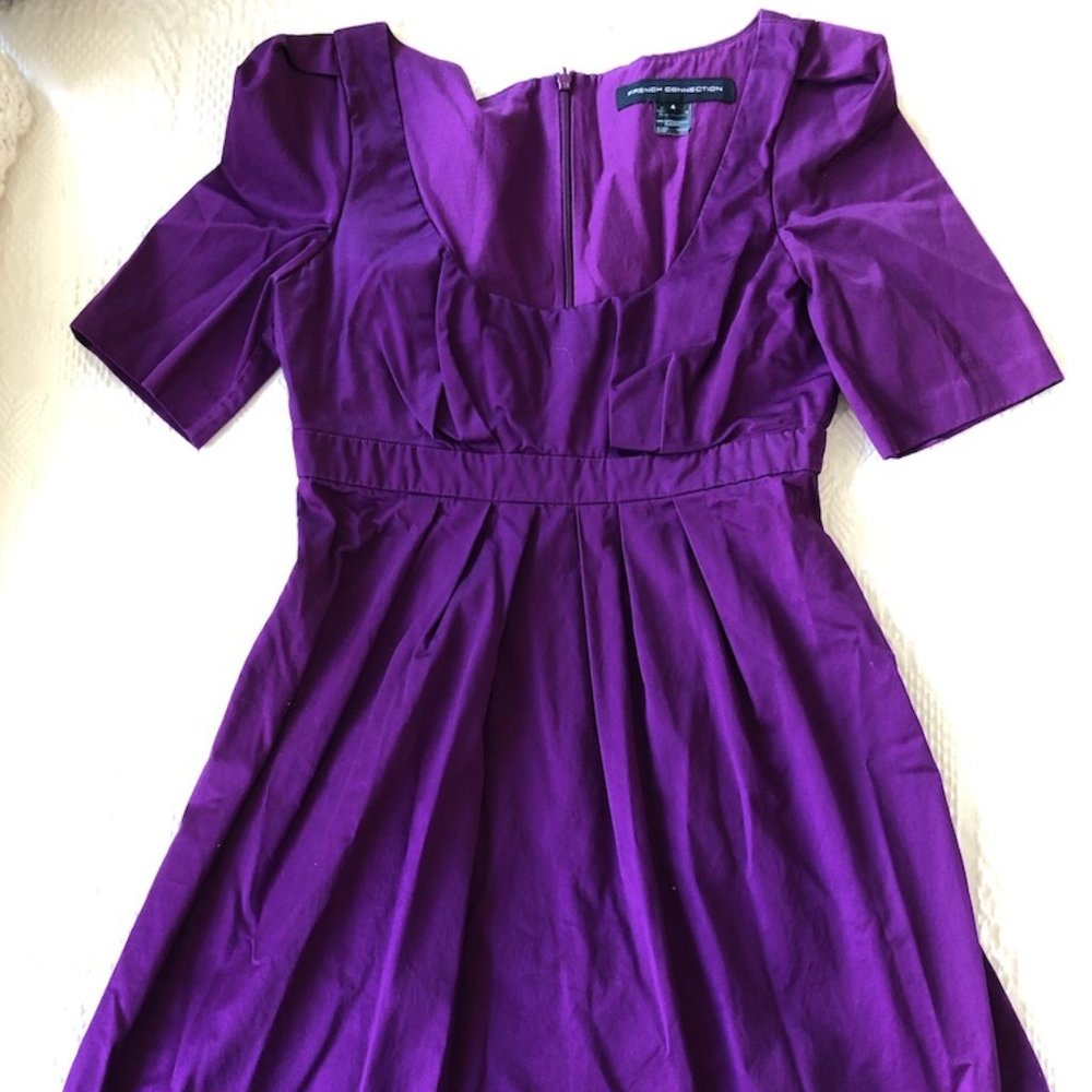 French Connection Color-POP Purple dress